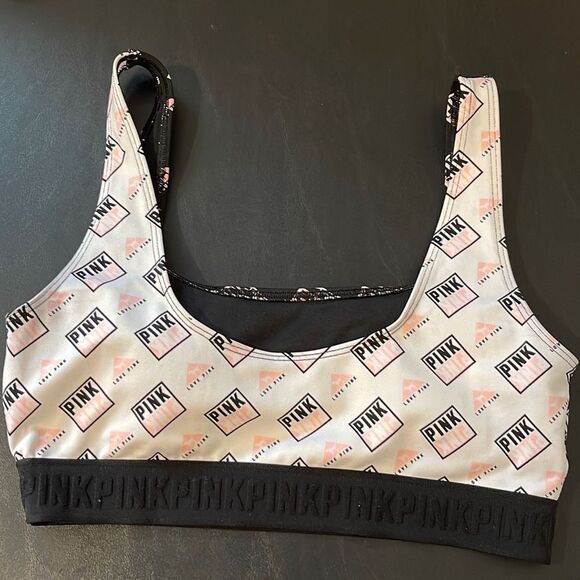PINK Sports Bra. Size Medium. Lightly Padded - Picture 3 of 4